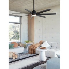 Lucci Air Atlanta Black DC Ανεμιστήρας Οροφής